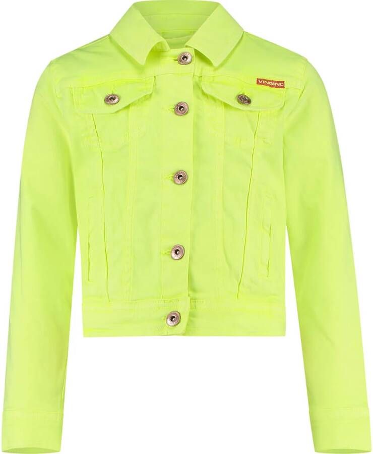 Vingino spijkerjas Toscane neon geel