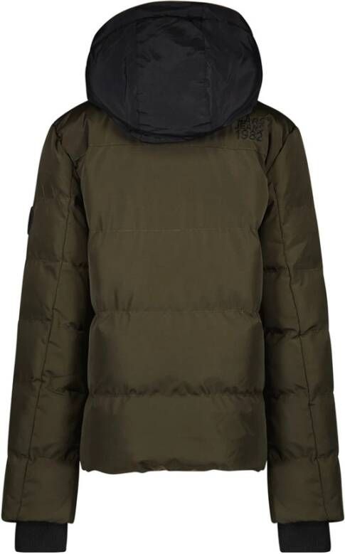 Cars Jeans Groene Gewatteerde Jas Kids Brentham