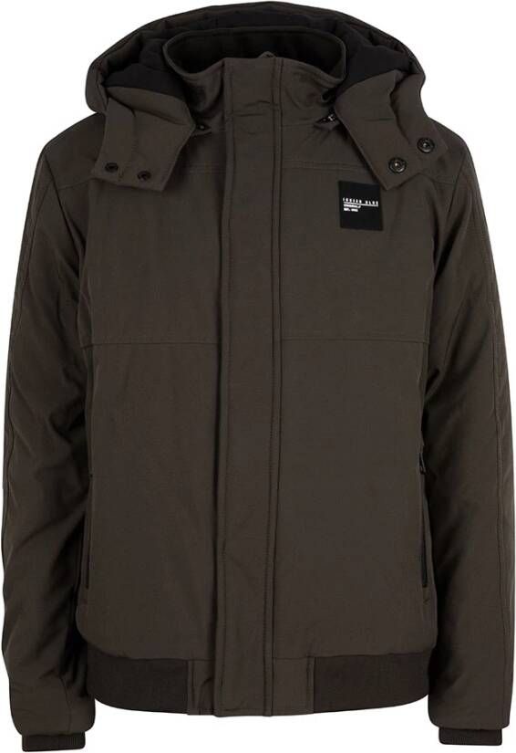 Indian Blue Jeans Groene Mid Jacket Softshell Tape