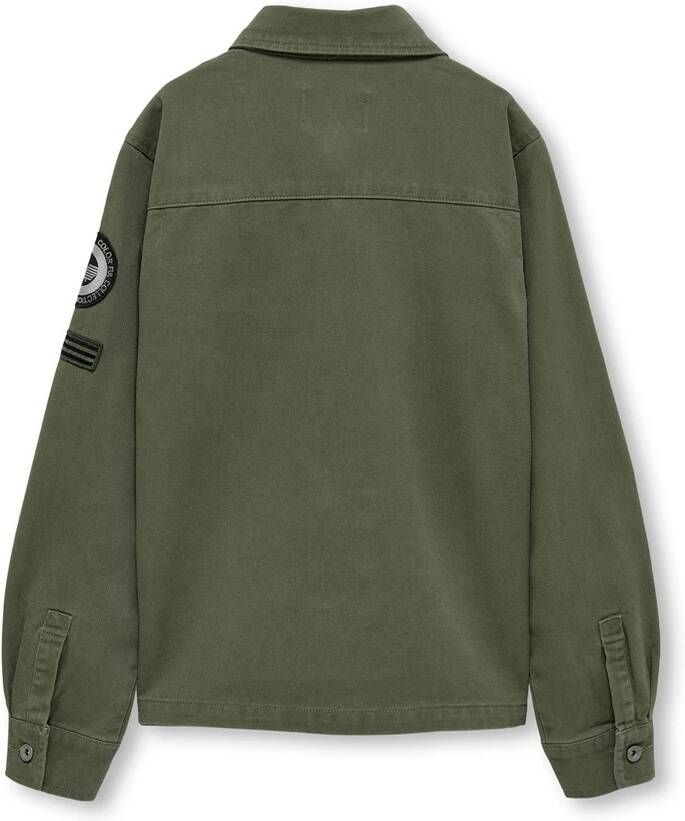 Only ! Jongens Spijkerjas -- Groen Katoen/polyester