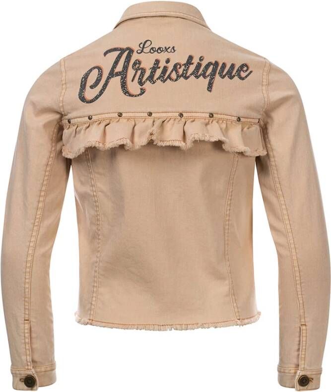 Looxs Revolution Denim jasje desert voor meisjes in de kleur