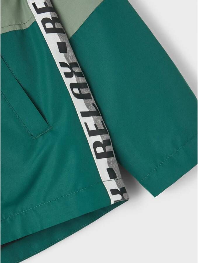 name it Jassen Max Jacket Green Band Groen