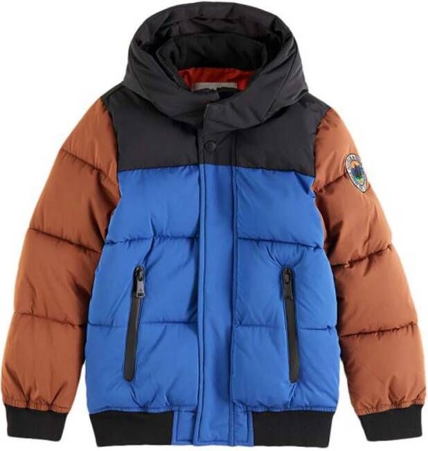 Scotch & Soda Blauwe Gewatteerde Jas 167473 22 fwbm a10