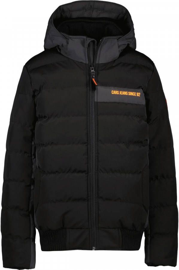 Cars Jeans Zwarte Gewatteerde Jas Kids Prames