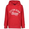 Vingino hoodie Nolu met logo rood/wit online kopen