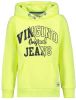 Vingino hoodie Naoki met logo neon geel online kopen