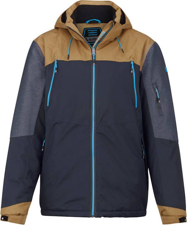Killtec Outdoorjas van winddicht en waterafstotend materiaal Marine/Camel