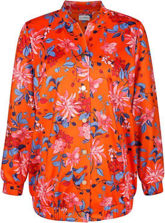 MIAMODA Jasje met bloemenprint Multicolor