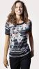 MONA Shirt met printmix Zwart/Mint/Pink online kopen