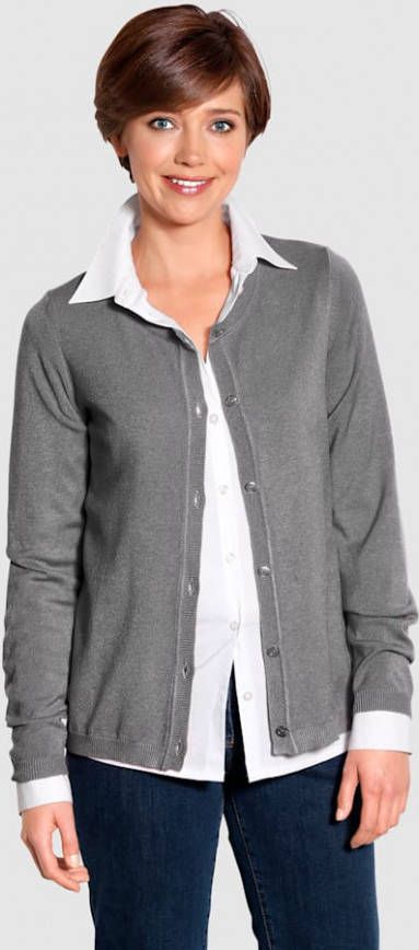 MONA Vest van TRAUMHAFT materiaal Grijs