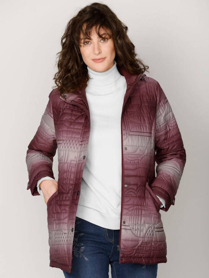 Paola Jas met modieus kleurverloop Berry/Zand