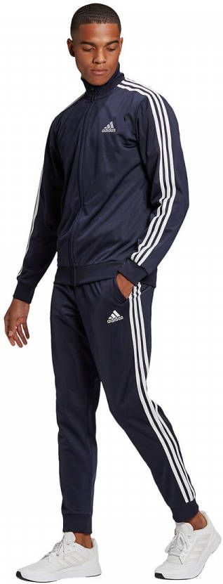 Adidas primegreen essentials 3 stripes trainingspak blauw heren online kopen
