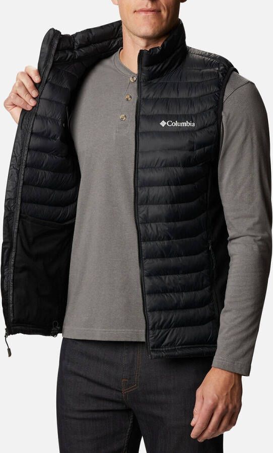 Columbia Powder Pass Gilet Vest Black Heren