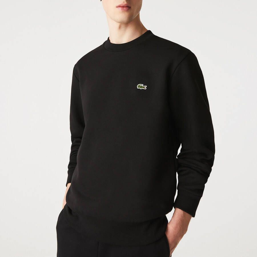 Lacoste Classic Fit Sweatshirt ronde halslichtgrijs, Effen