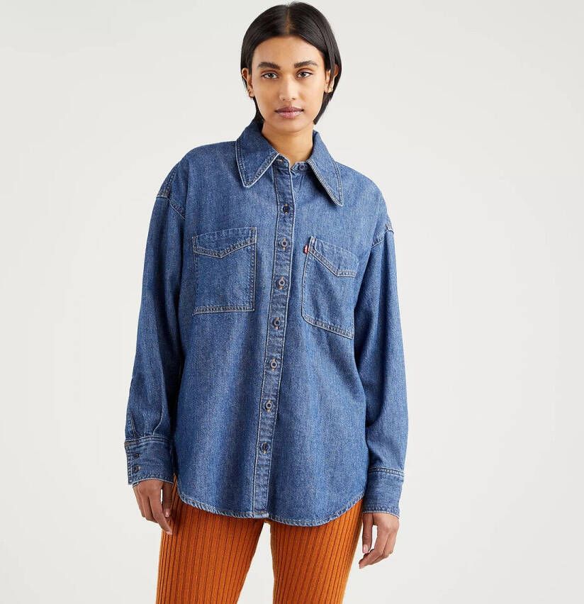 Levi's ® Jeansblouse JADON DENIM SHIRT Met merk flag op de borstzak online kopen