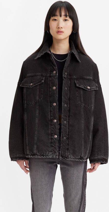 Levis Levi's Spijkerjassen Zwart Dames