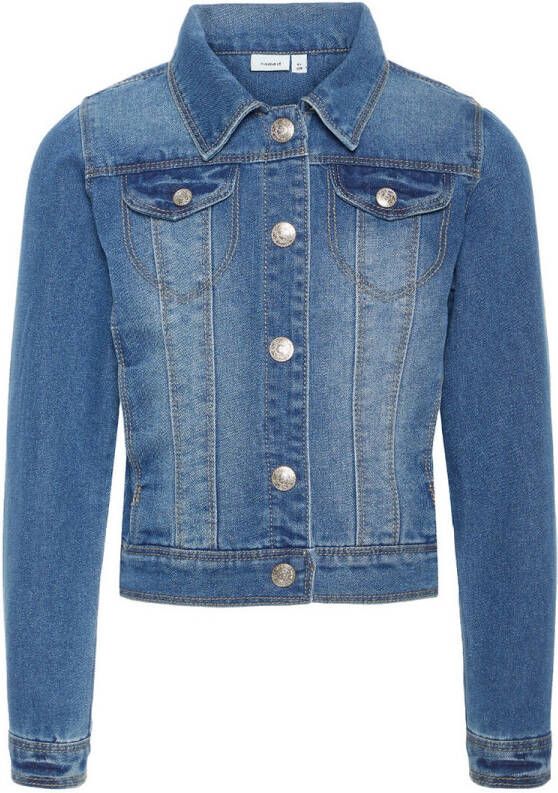 name it denim jacket Nitstar Rika , Blauw, Dames