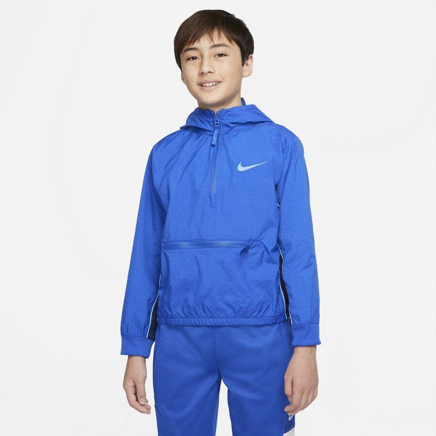 Nike Dri FIT Crossover Basketbaljack voor jongens Blauw