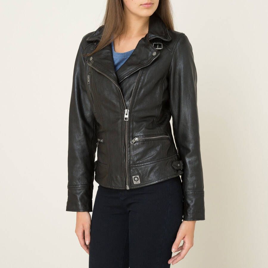 OAKWOOD Aansluitend jasje in schapenleer Video