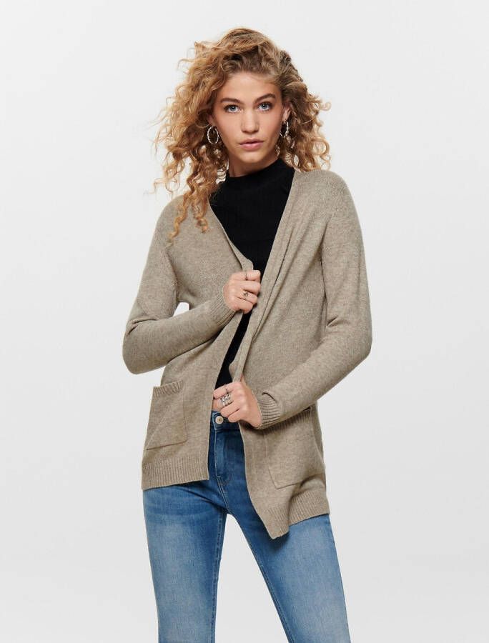 Only Vest ONLLESLY L/S OPEN CARDIGAN KNT NOOS