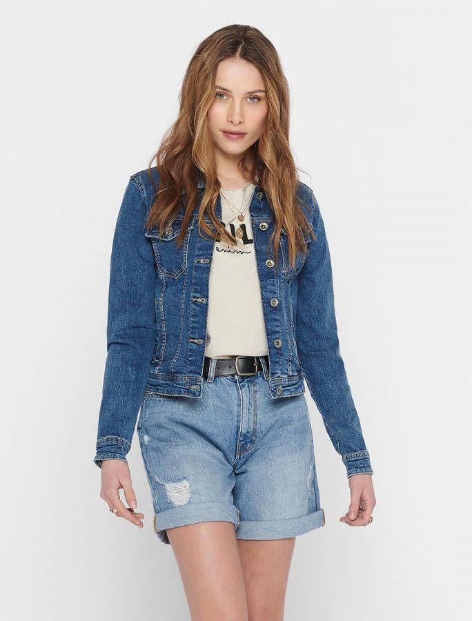 Only Jeansvest, recht model online kopen