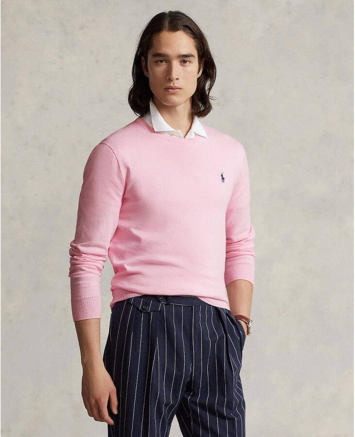 Polo Ralph Lauren Trui met ronde hals in katoen, geborduurd logo