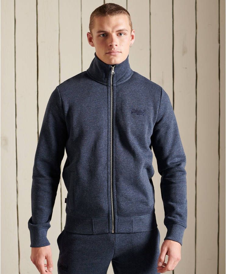 Superdry Sweater met ritssluiting en opstaande kraag Vintage Logo online kopen