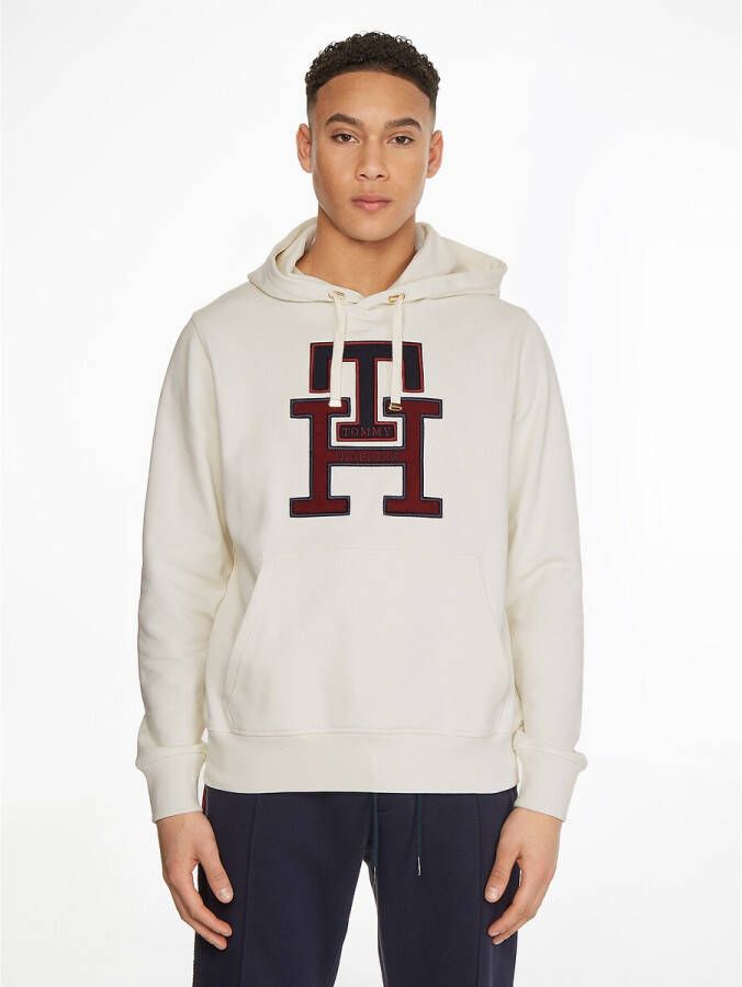 Tommy Hilfiger Lux monogram hoodie woestijn Sky , Blauw, Heren