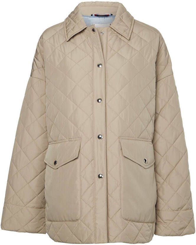 Tommy Hilfiger Korte donsjas met drukknoopsluiting, tussenseizoen