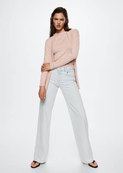 Mango Fijn gebreid vest