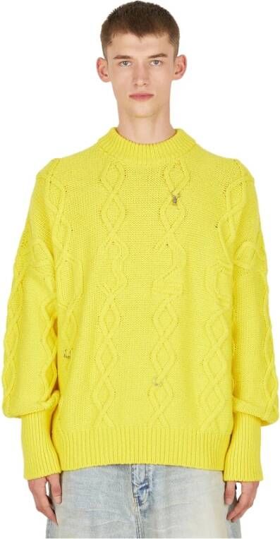 032c Gebreide kleding , Geel, Heren