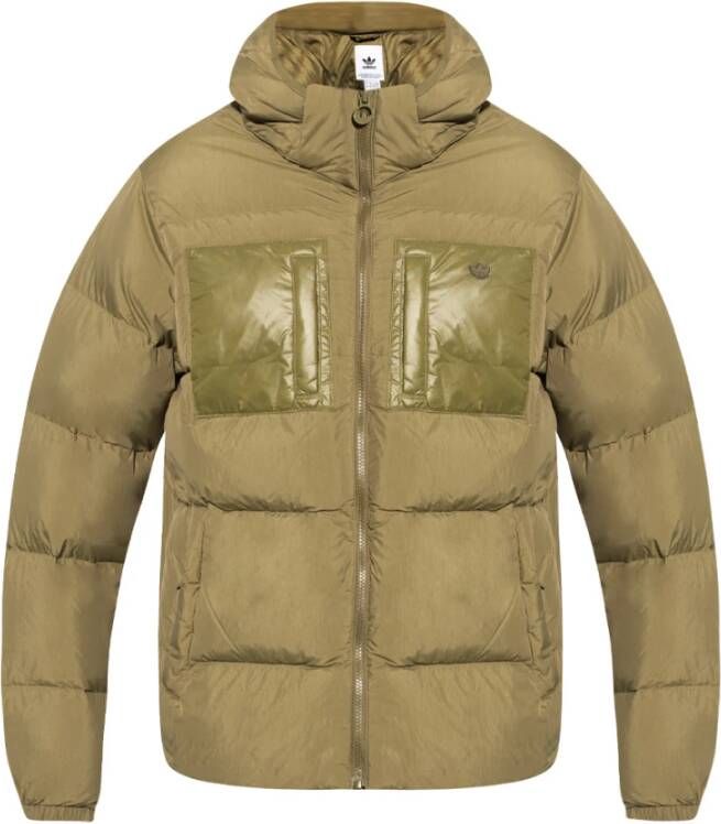 adidas Originals Jas met afneembare kap , Groen, Heren