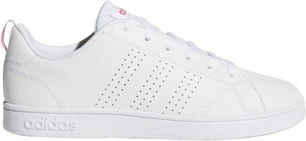 Adidas Vs advantage clean sneakers wit/roze kinderen Adidas Vs advantage clean sneakers wit/roze kinderen