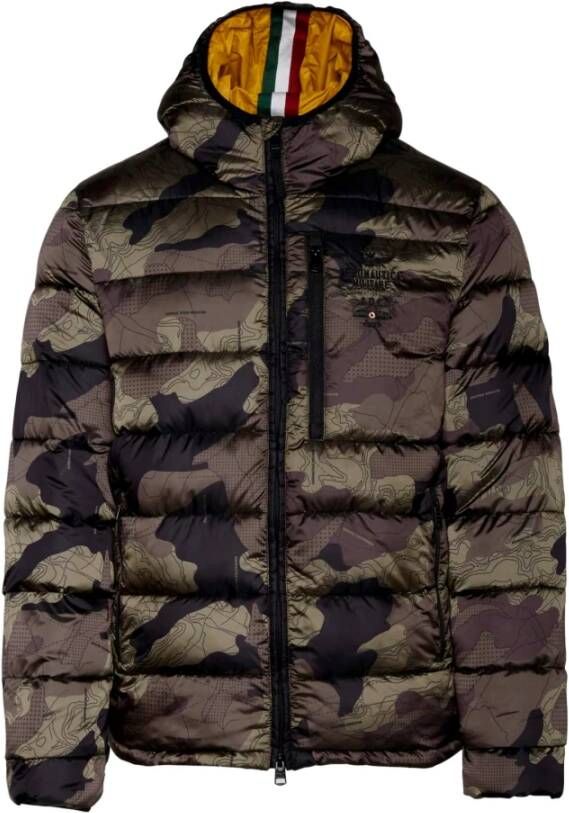 aeronautica militare Ab1896 jas met kap , Groen, Heren