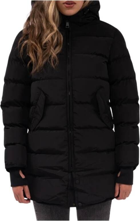 Airforce Gewatteerde Jassen Zwart Dames