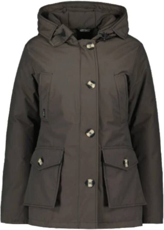 Airforce 4 pocket parka visgraat , Grijs, Dames