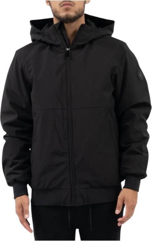 Airforce Gewatteerd softshell jack met capuchon en ritszakken