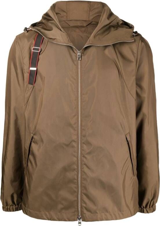 alexander mcqueen 683160Qsr159844 Polyamide bovenkledingjas , Groen, Heren