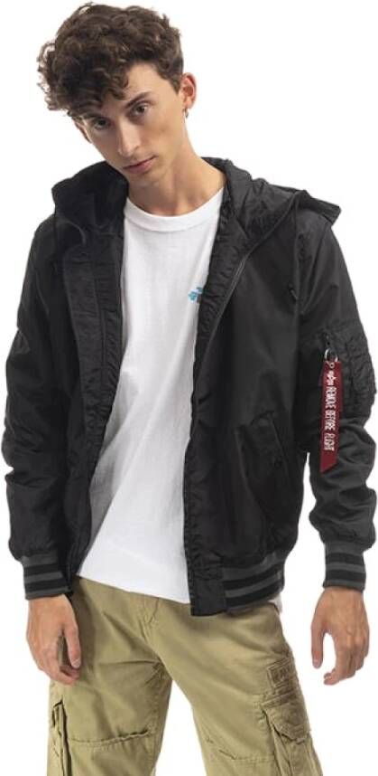 Alpha Industries Bomberjack Men Flight Jackets MA 1 LW Hooded PZ