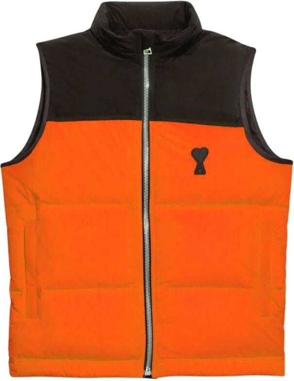 Ami Paris Bodywarmers Oranje Heren