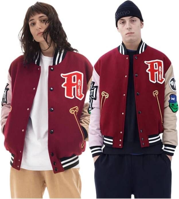 Aries Bomber jackets Rood unisex
