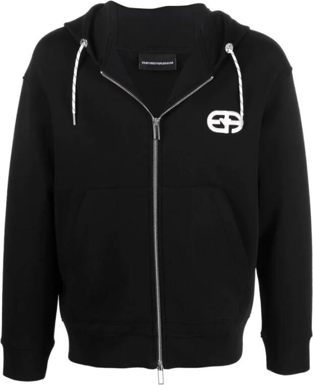 Emporio Armani Sweatvest met steekzakken en logoborduring