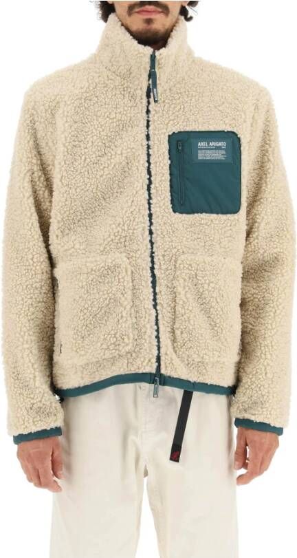 Axel Arigato Fleece jassen Beige Heren