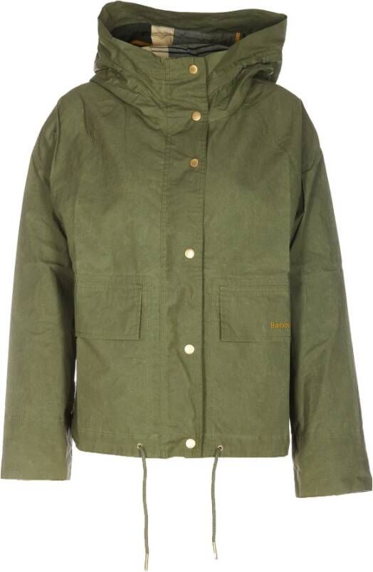 Barbour Gewatteerde Jassen Groen Dames