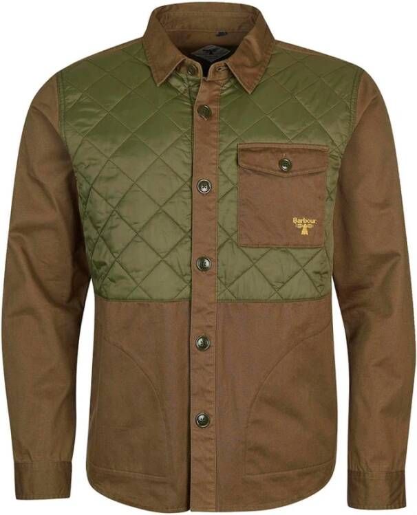 Barbour Gewatteerde jassen Groen Heren