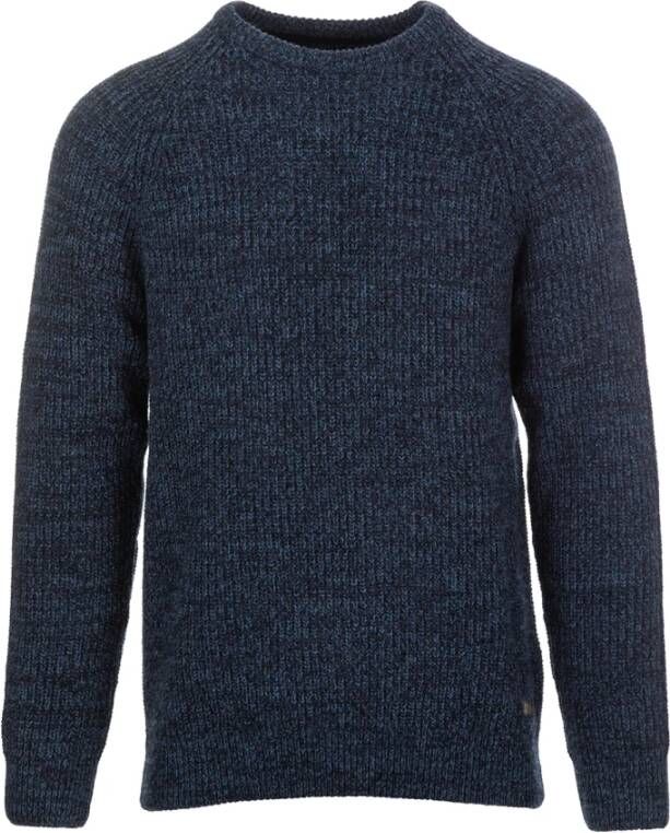 Barbour Ronde hals gekweek , Blauw, Heren