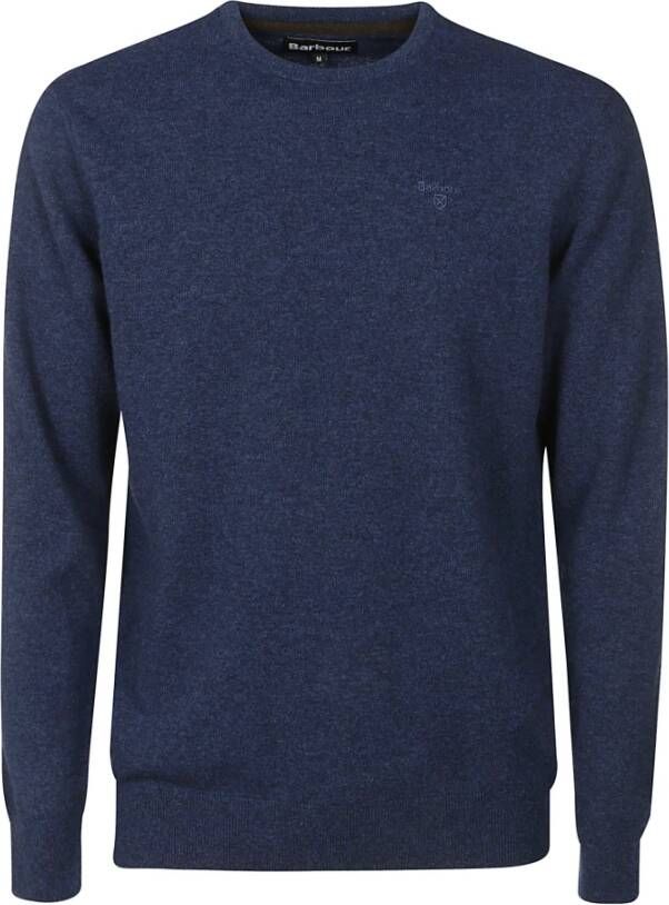 Barbour Ronde hals gekweek , Blauw, Heren