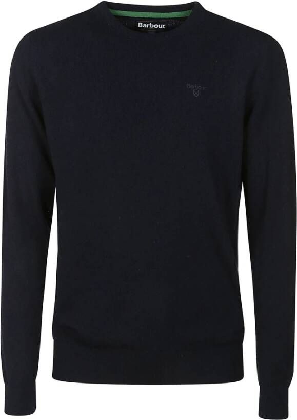 Barbour Ronde hals gekweek , Blauw, Heren