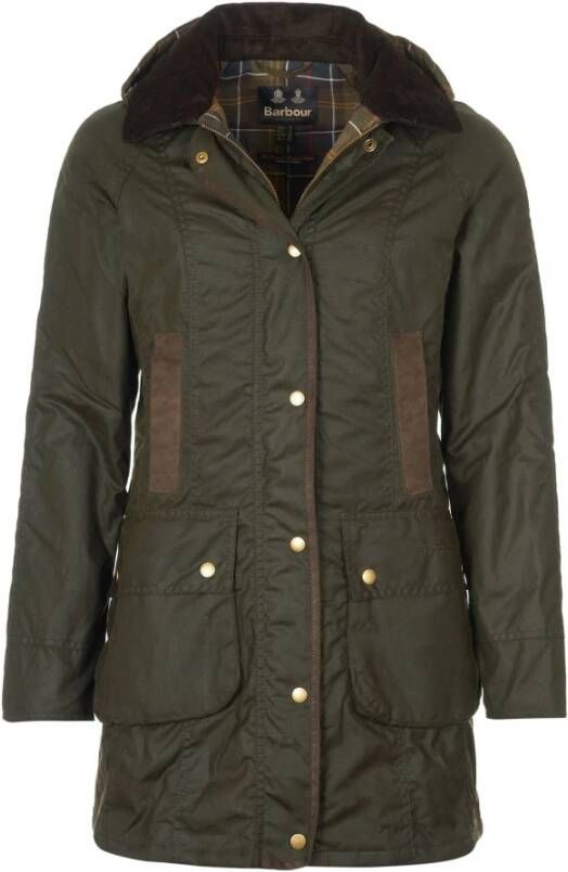 Barbour Parka Jassen Groen Dames
