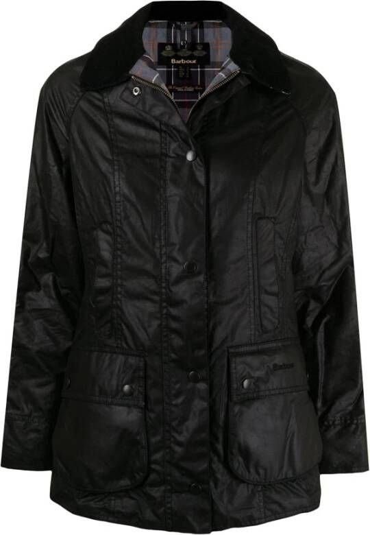 Barbour Parka Jassen Zwart Dames
